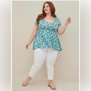 Torrid Plus size 6x / 30 Moana Heritage Slub Babydoll Tunic